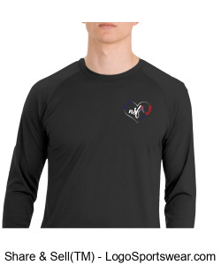 Special Edition Logo Long Sleeve Dry-Fit Tee - Black Design Zoom